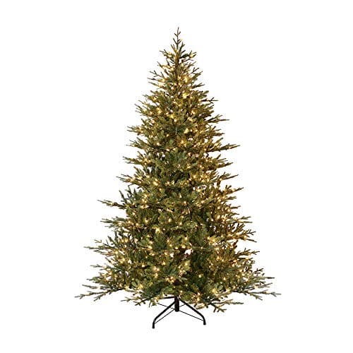 Puleo International 7.5 Foot Pre-Lit Balsam Fir