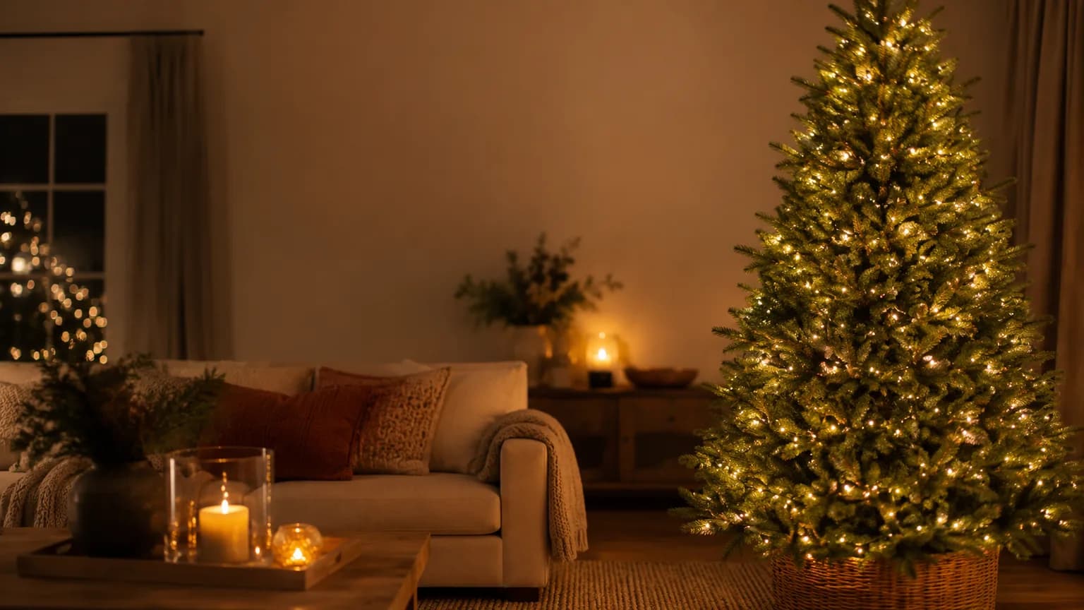 Pre-lit artificial Christmas trees guide