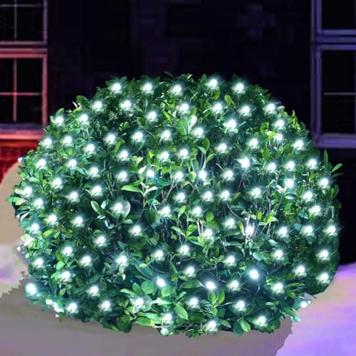 HISHINY Christmas Net Lights for Bushes